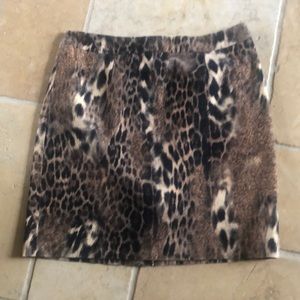 Etcetra animal print skirt
